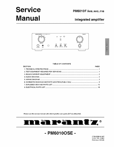 Marantz PM6010 SM